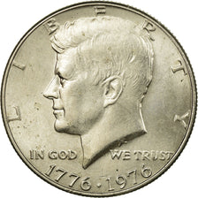 Coin, United States, Kennedy Half Dollar, Half Dollar, 1976, U.S. Mint
