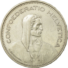 Coin, Switzerland, 5 Francs, 1982, Bern, AU(55-58), Copper-nickel, KM:40a.2