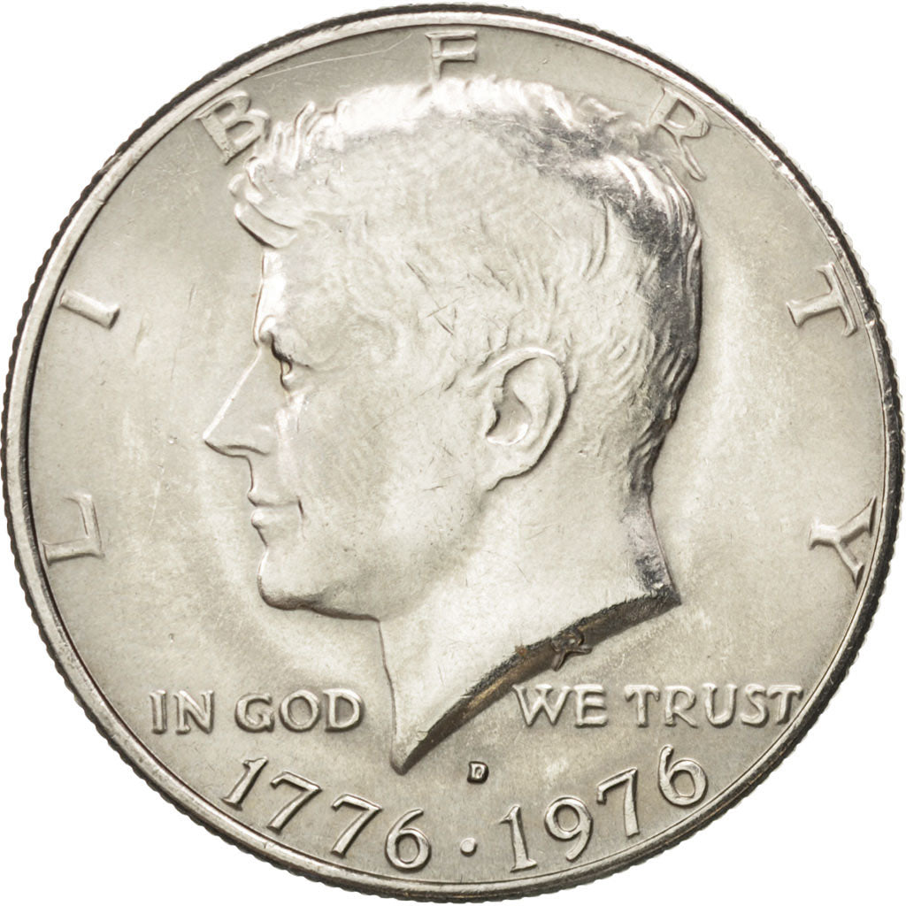UNITED STATES, Kennedy Half Dollar, Half Dollar, 1976, U.S. Mint, KM #205,...