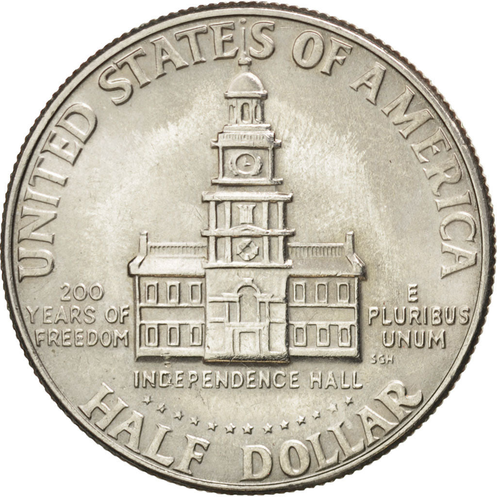 UNITED STATES, Kennedy Half Dollar, Half Dollar, 1976, U.S. Mint, KM #205,...