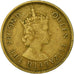 Munten, Hong Kong, Elizabeth II, 10 Cents, 1964, ZF, Nickel-brass, KM:28.1
