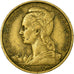 Coin, Réunion, 10 Francs, 1955, EF(40-45), Aluminum-Bronze, KM:10