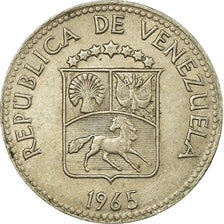 Coin, Venezuela, 5 Centimos, 1965, Madrid, EF(40-45), Copper-nickel, KM:38.2