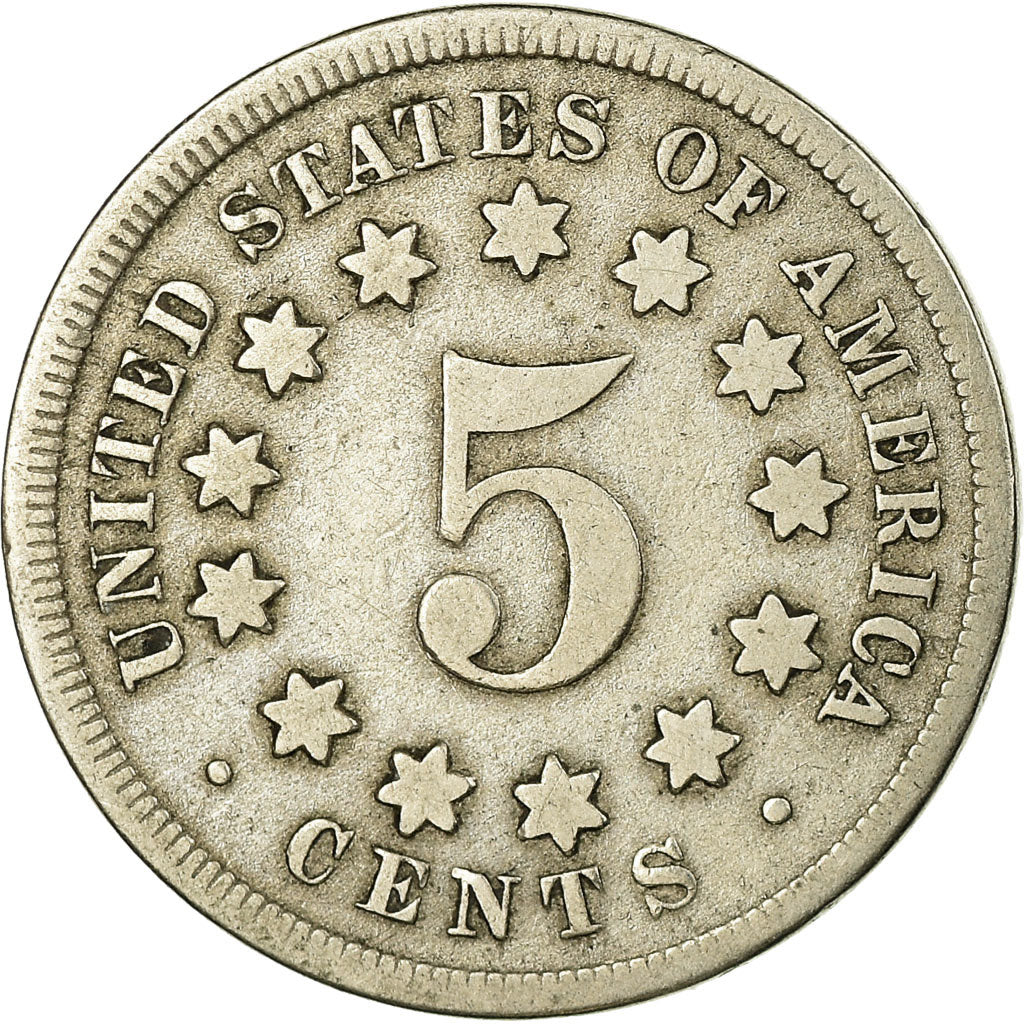 Münze, Vereinigte Staaten, Shield Nickel, 5 Cents, 1869, U.S. Mint