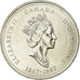Coin, Canada, Elizabeth II, Newfounland, 25 Cents, 1992, Royal Canadian Mint