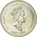 Coin, Canada, Elizabeth II, New Brunswick, 25 Cents, 1992, Royal Canadian Mint