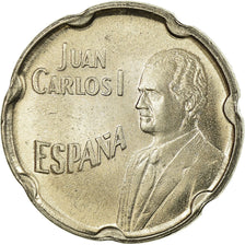 Coin, Spain, Juan Carlos I, 50 Pesetas, 1990, Madrid, AU(55-58), Copper-nickel
