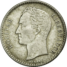 Monnaie, Venezuela, 50 Centimos, 1954, Philadelphie, TTB+, Argent, KM:36