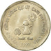 Moneda, INDIA-REPÚBLICA, SAARC year, Rupee, 1990, Mumbai, Bombay, EBC, Cobre -