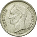 Moneta, Venezuela, 25 Centimos, 1954, SPL-, Argento, KM:35