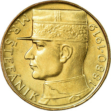 Coin, Czechoslovakia, 10 Korun, 1991, AU(55-58), Nickel-Bronze, KM:153
