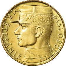 Coin, Czechoslovakia, 10 Korun, 1991, AU(55-58), Nickel-Bronze, KM:153