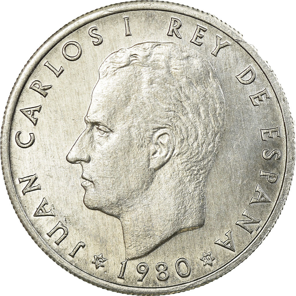 Munten, Spanje, Juan Carlos I, 50 Centimos, 1980, PR, Aluminium, KM:815