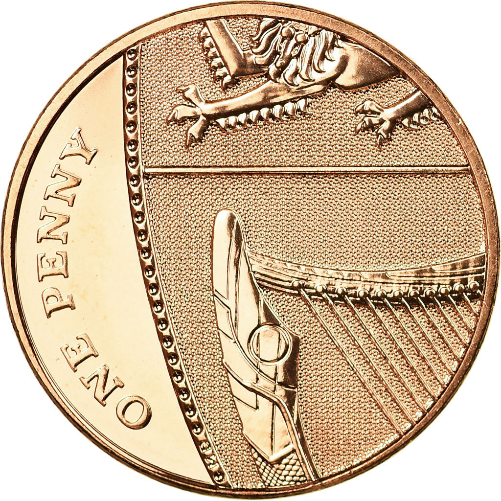 Monnaie, Grande-Bretagne, Elizabeth II, Penny, 2008, SPL, Copper Plated Steel