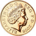 Coin, Great Britain, Elizabeth II, 2 Pence, 2008, MS(63), Copper Plated Steel