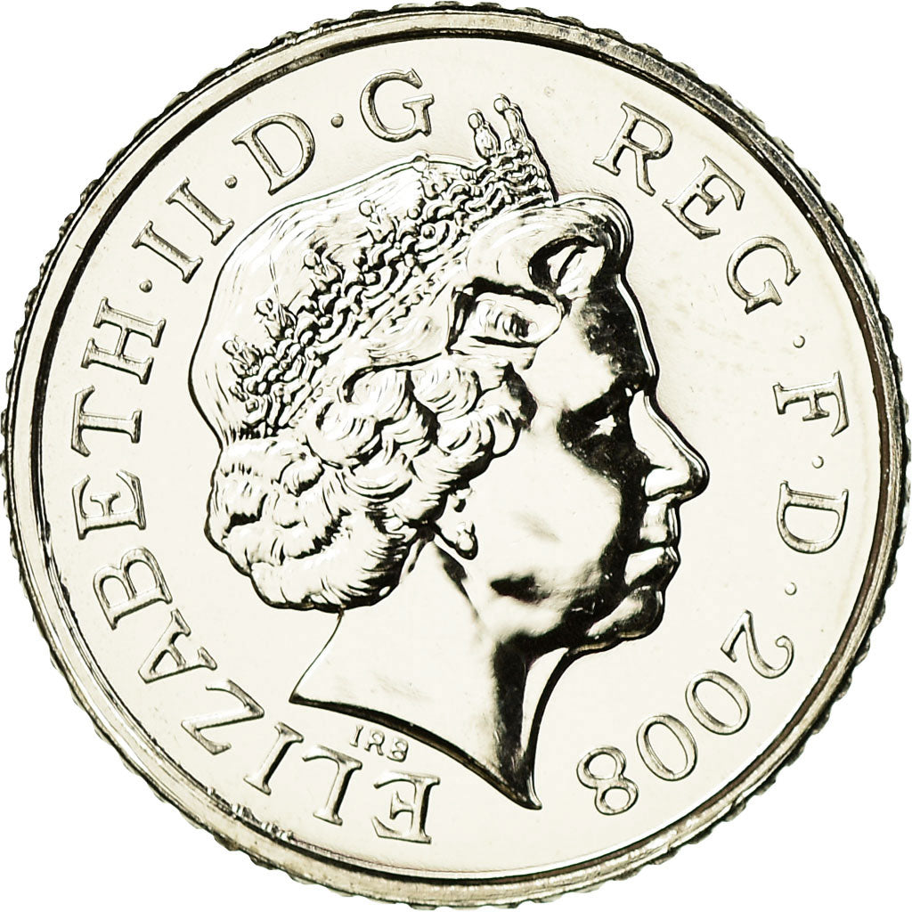 Coin, Great Britain, Elizabeth II, 5 Pence, 2008, MS(63), Copper-nickel, KM:988
