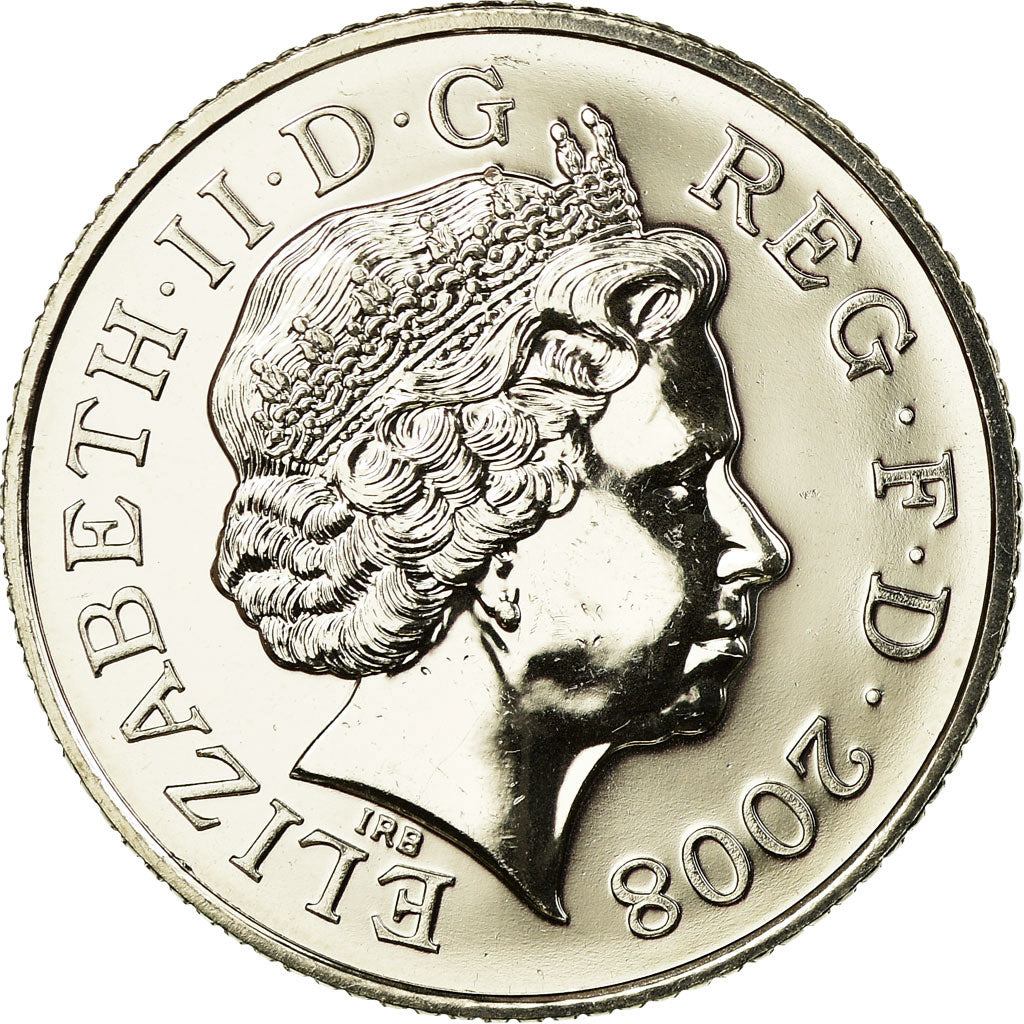 Monnaie, Grande-Bretagne, Elizabeth II, 10 Pence, 2008, SPL, Copper-nickel