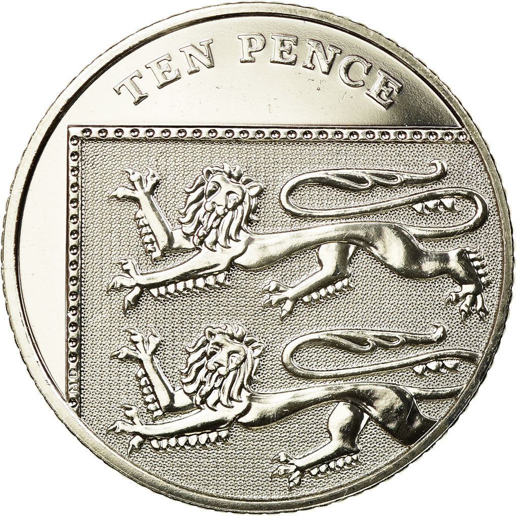Monnaie, Grande-Bretagne, Elizabeth II, 10 Pence, 2008, SPL, Copper-nickel