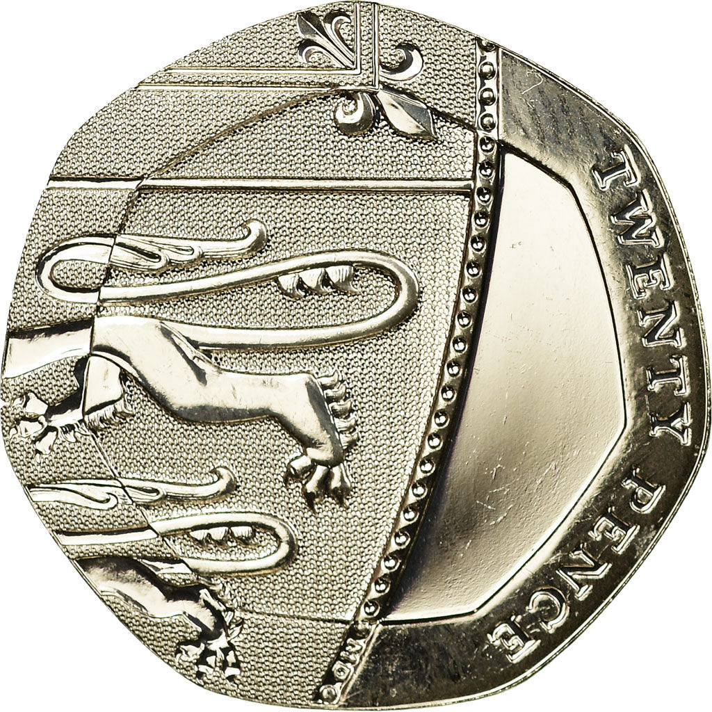 Coin, Great Britain, Elizabeth II, 20 Pence, 2008, MS(63), Copper-nickel
