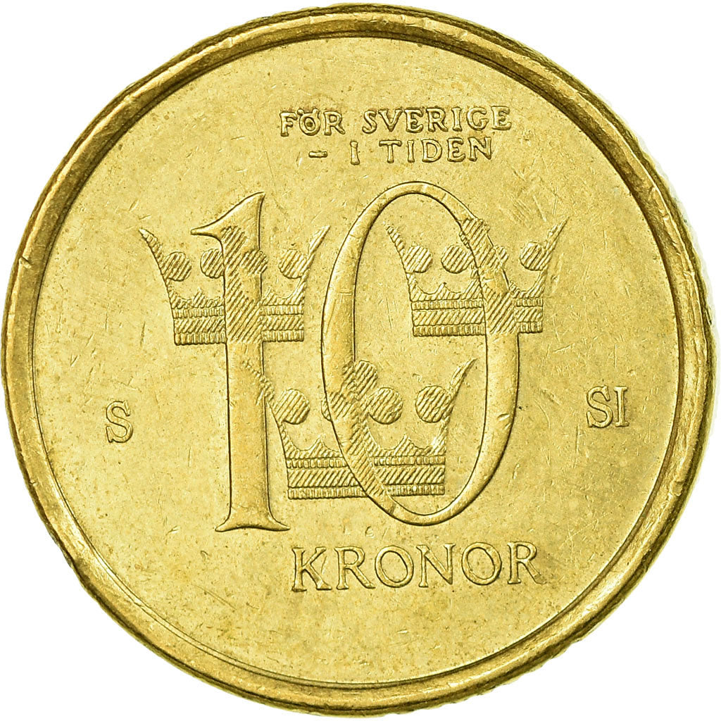 Coin, Sweden, Carl XVI Gustaf, 10 Kronor, 2009, Eskilstuna, EF(40-45)