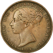Coin, Jersey, Victoria, 1/26 Shilling, 1861, VF(30-35), Copper, KM:2