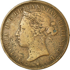 Coin, Jersey, Victoria, 1/12 Shilling, 1888, VF(30-35), Bronze, KM:8