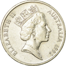 Monnaie, Australie, Elizabeth II, 10 Cents, 1992, TTB, Copper-nickel, KM:81