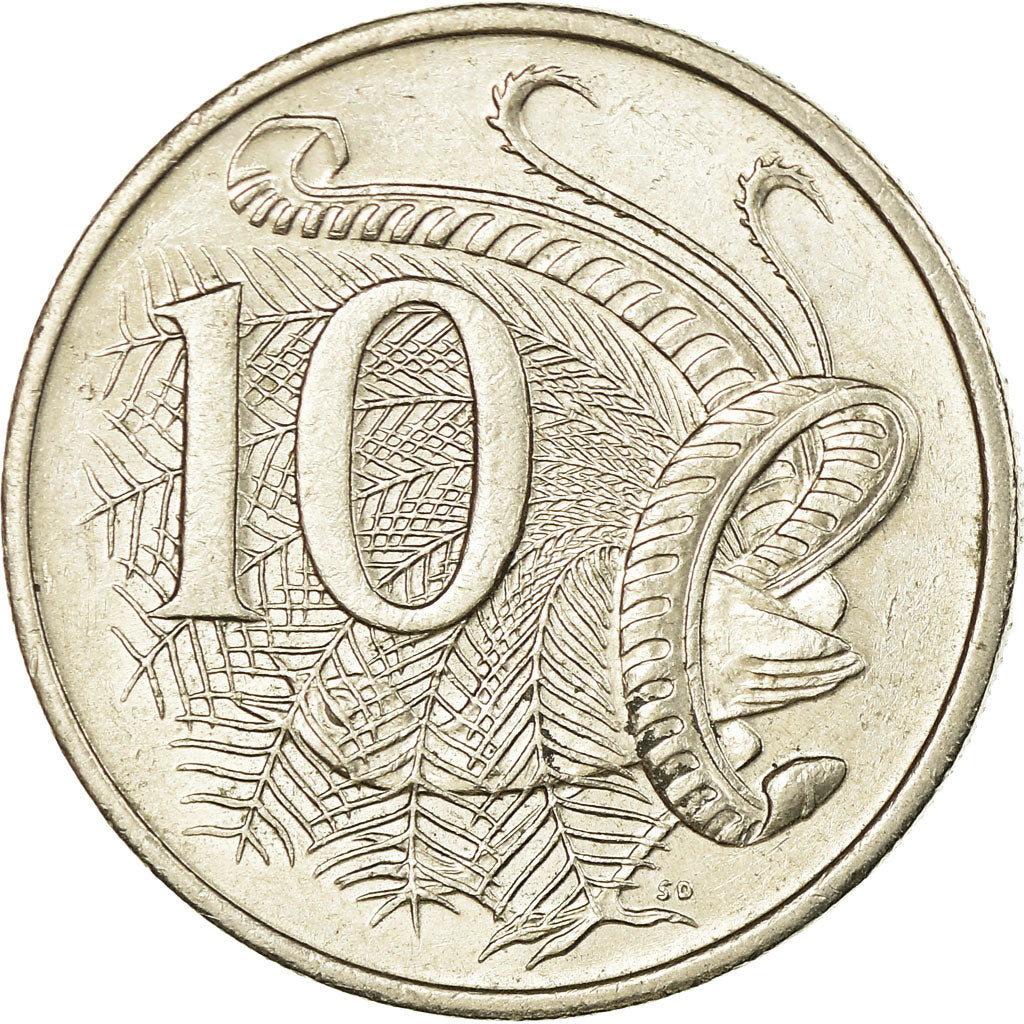 Monnaie, Australie, Elizabeth II, 10 Cents, 1992, TTB, Copper-nickel, KM:81