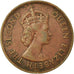 Moneta, Mauritius, Elizabeth II, 5 Cents, 1975, VF(30-35), Bronze, KM:34