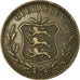 Moneta, Guernsey, 8 Doubles, 1911, Heaton, Birmingham, VF(30-35), Bronze, KM:7