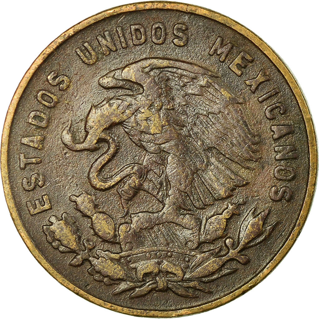 Münze, Mexiko, 5 Centavos, 1960, Mexico City, S, Messing, KM:426
