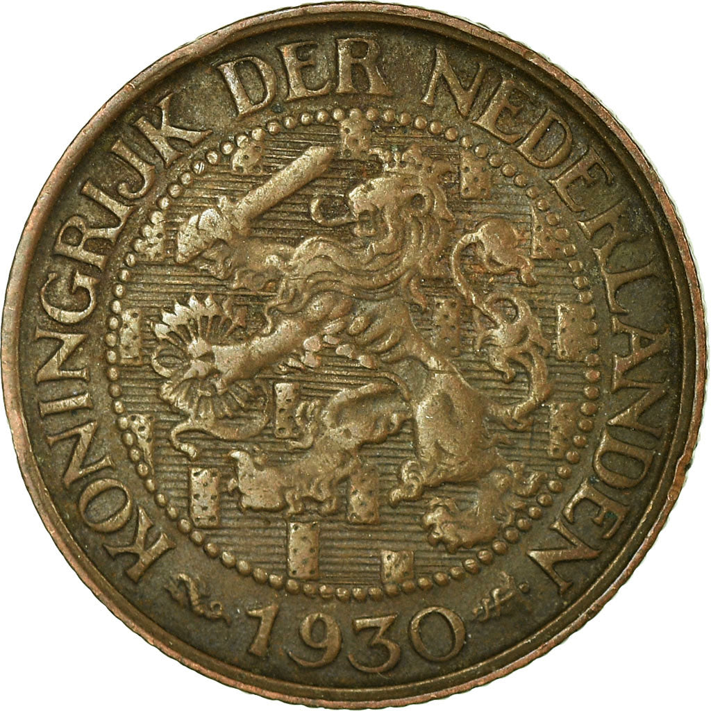 Moeda, Países Baixos, Wilhelmina I, Cent, 1930, EF(40-45), Bronze, KM:152