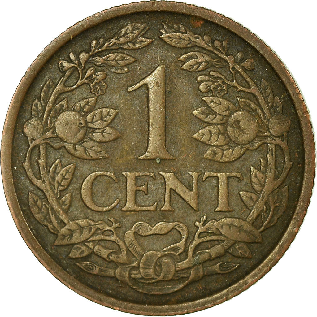 Moeda, Países Baixos, Wilhelmina I, Cent, 1930, EF(40-45), Bronze, KM:152