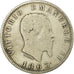 Coin, Italy, Vittorio Emanuele II, Lira, 1863, Milan, F(12-15), Silver, KM:15.1