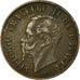 Coin, Italy, Vittorio Emanuele II, Centesimo, 1861, Milan, VF(20-25), Copper