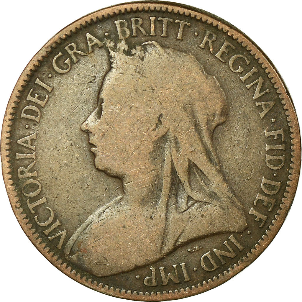 Monnaie, Grande-Bretagne, Victoria, 1/2 Penny, 1899, B, Bronze, KM:789