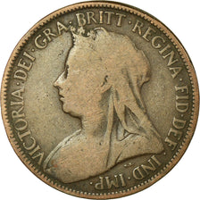 Monnaie, Grande-Bretagne, Victoria, 1/2 Penny, 1899, B, Bronze, KM:789