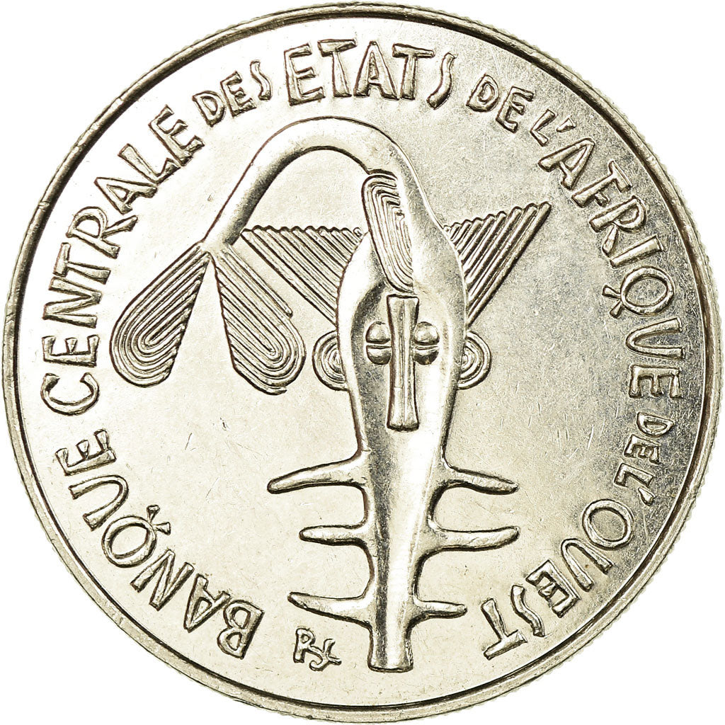 Munten, West Afrikaanse Staten, 100 Francs, 1997, ZF, Nickel, KM:4
