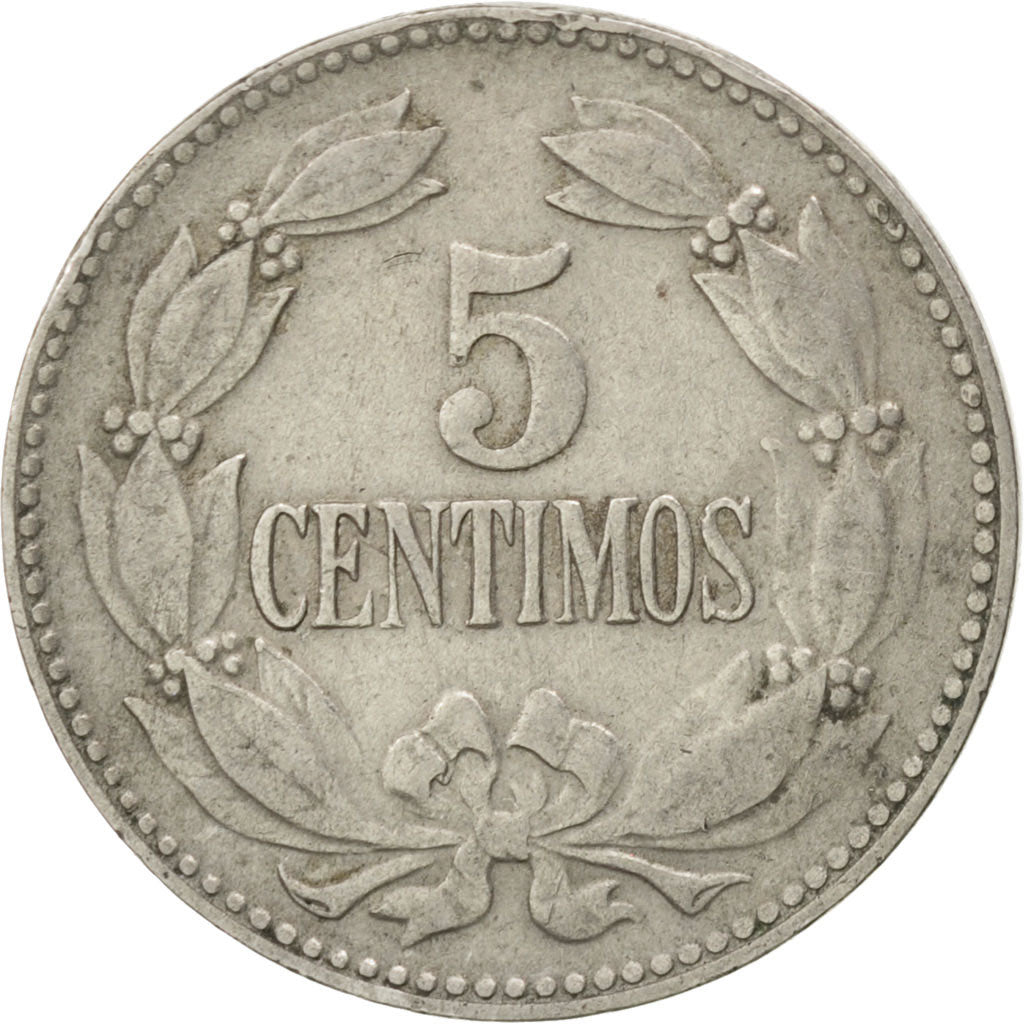 VENEZUELA, 5 Centimos, 1948, Philadelphia, KM #29a, AU(50-53), Copper-Nickel,...