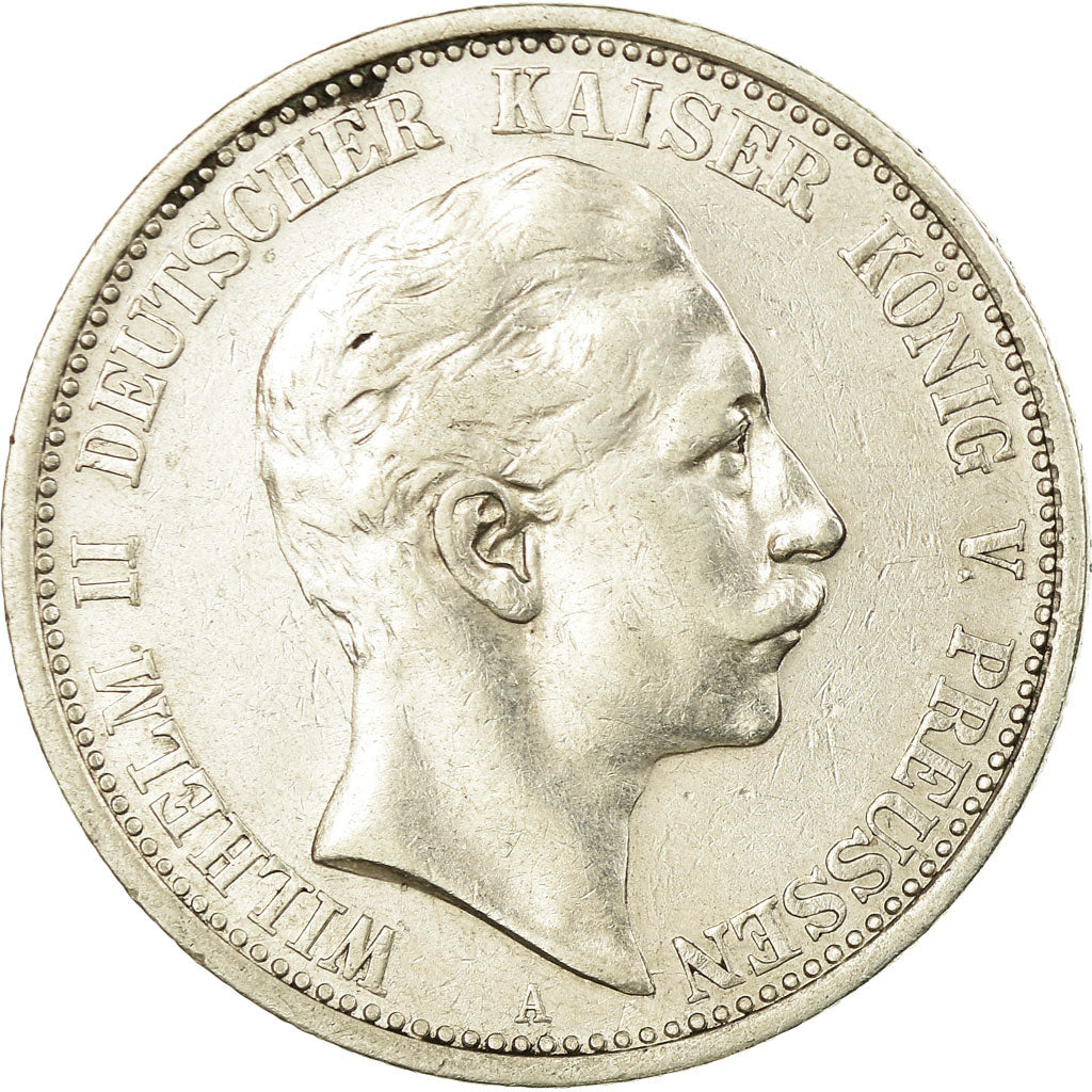 Coin, German States, PRUSSIA, Wilhelm II, 2 Mark, 1906, Berlin, EF(40-45)