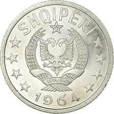 Monnaie, Albania, 5 Qindarka, 1964, SUP, Aluminium, KM:39