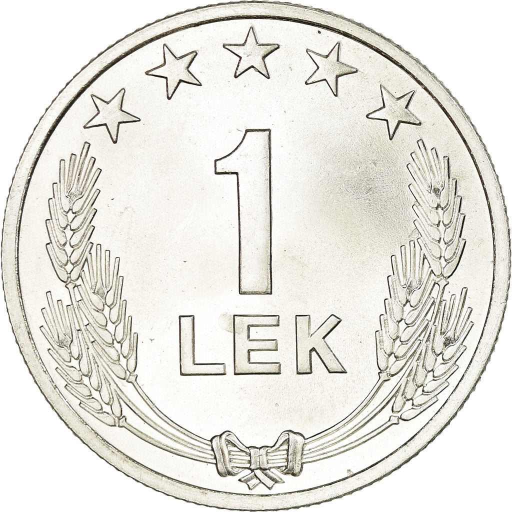 Coin, Albania, Lek, 1964, AU(55-58), Aluminum, KM:43