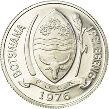 Coin, Botswana, Thebe, 1976, British Royal Mint, AU(55-58), Aluminum, KM:3