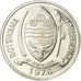 Coin, Botswana, Thebe, 1976, British Royal Mint, AU(55-58), Aluminum, KM:3