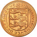 Coin, Guernsey, Elizabeth II, 4 Doubles, 1966, EF(40-45), Bronze, KM:15