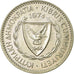 Coin, Cyprus, 25 Mils, 1974, EF(40-45), Copper-nickel, KM:40