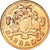 Coin, Barbados, Cent, 1975, Franklin Mint, AU(55-58), Bronze, KM:10