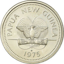 Coin, Papua New Guinea, 5 Toea, 1975, AU(55-58), Copper-nickel, KM:3