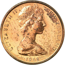 Monnaie, Nouvelle-Zélande, Elizabeth II, Cent, 1968, TTB, Bronze, KM:31.1