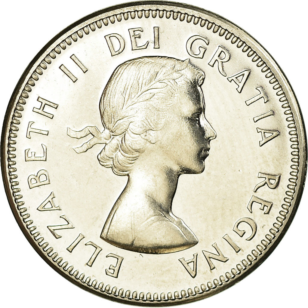 Coin, Canada, Elizabeth II, 5 Cents, 1963, Royal Canadian Mint, Ottawa